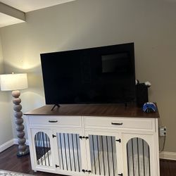 Furniture-style Dog Crate w/ Drawers