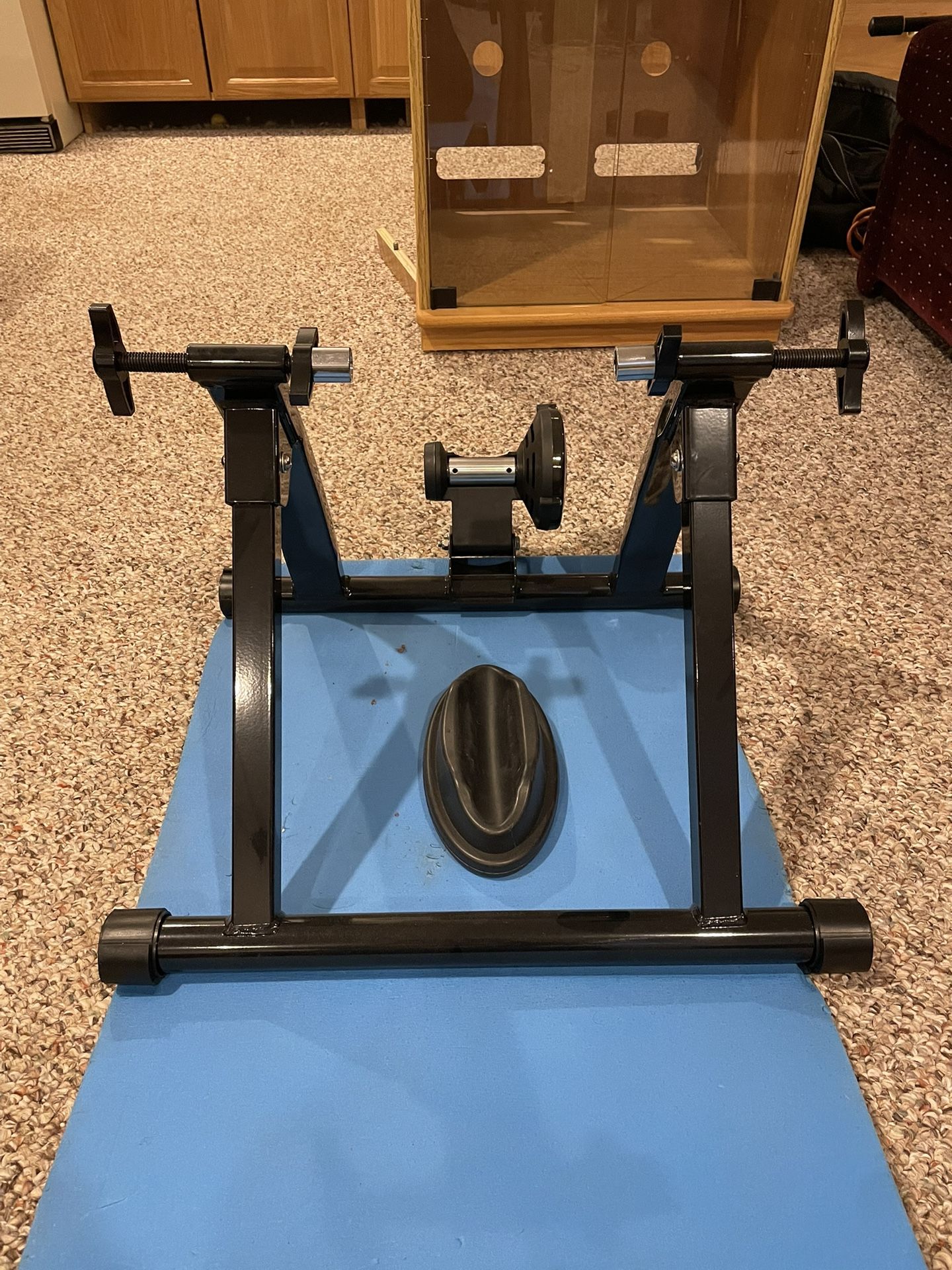 Indoor Bicycle Bike Trainer Exercise Stand - Black