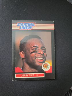 Jerry Rice Starting Lineup Card #80