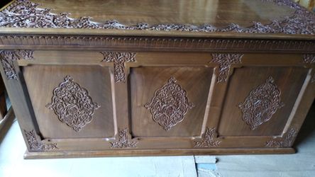 Trunk - Solid Walnut Wood, No MDF