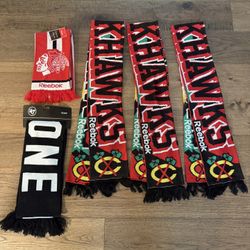 Reebok Blackhawks Scarves - Price For All 5
