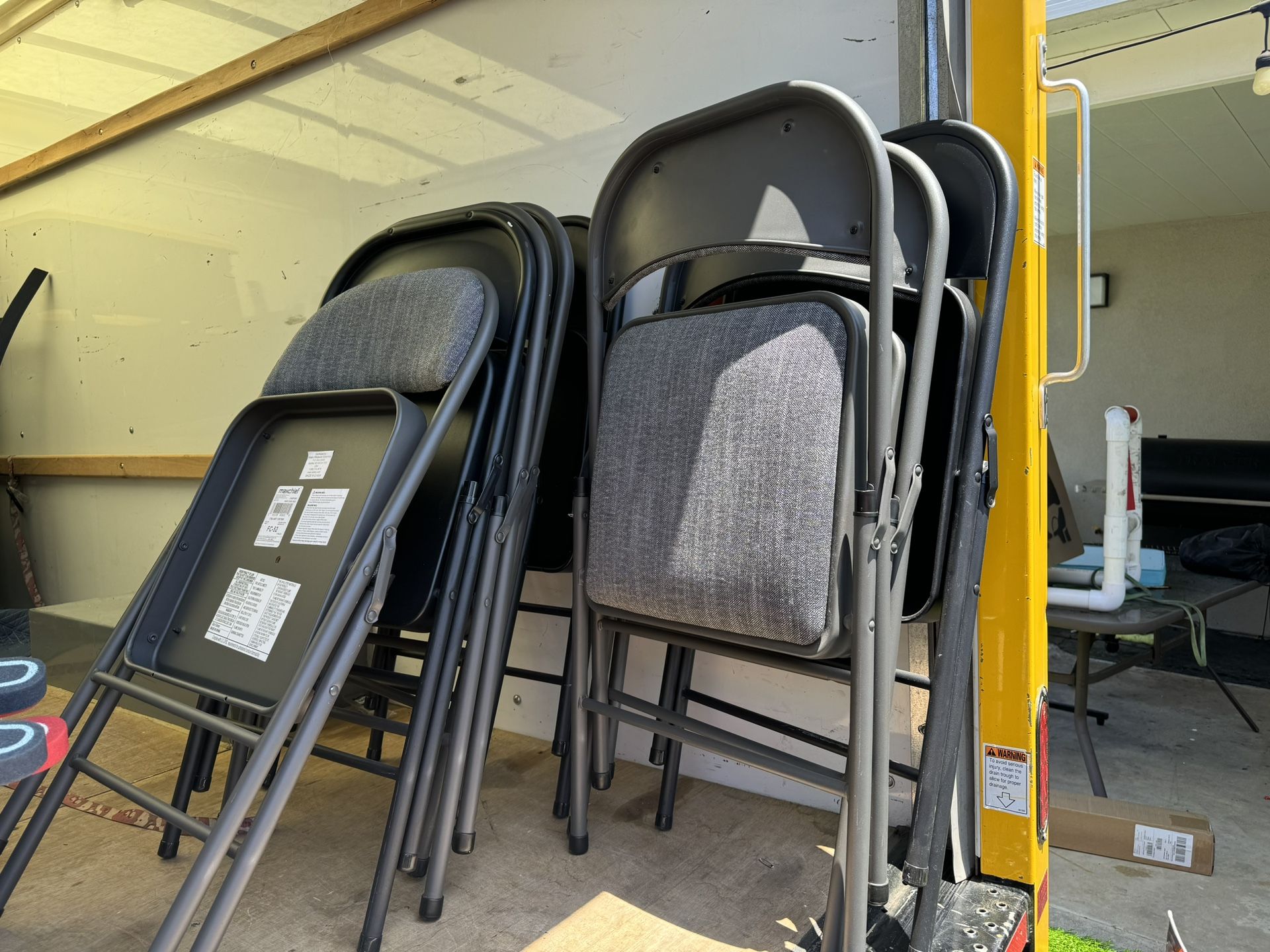 7 Folding Chairs