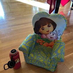 Cute Dora Chair, Water Bottle
