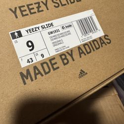 New Adidas Yeezy Slides Ochre Size 9