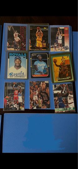 NBA & MLB Trading Cards Lot of 9 - $45