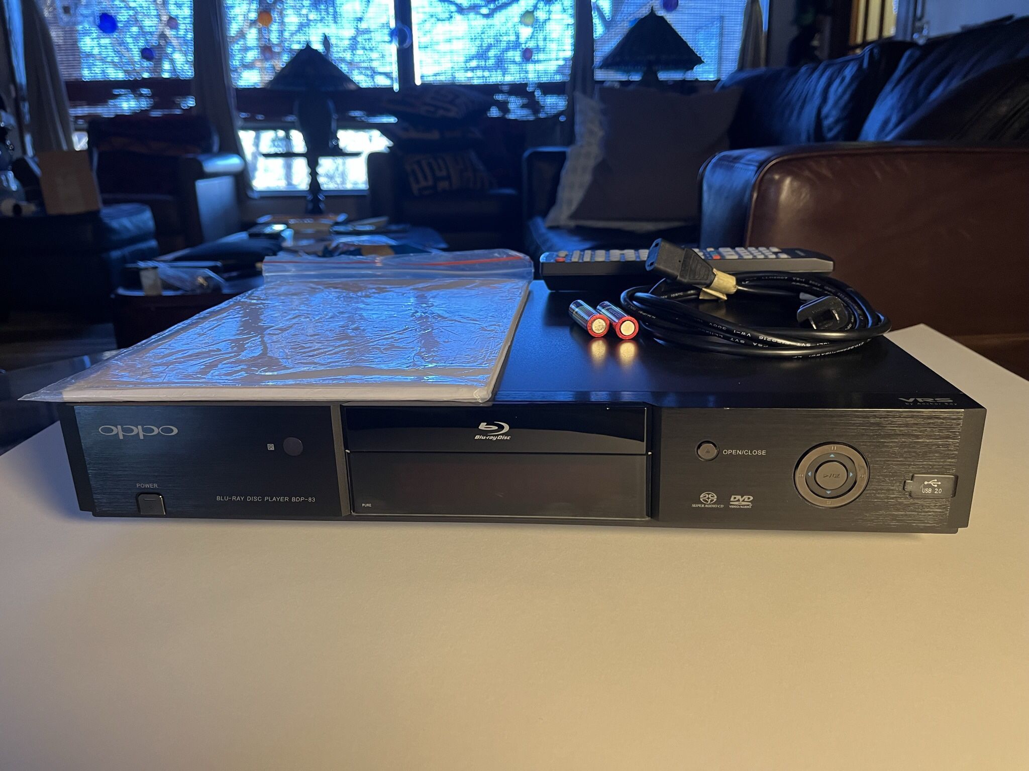 Oppo BDP-83 Blu-ray Disc Player.