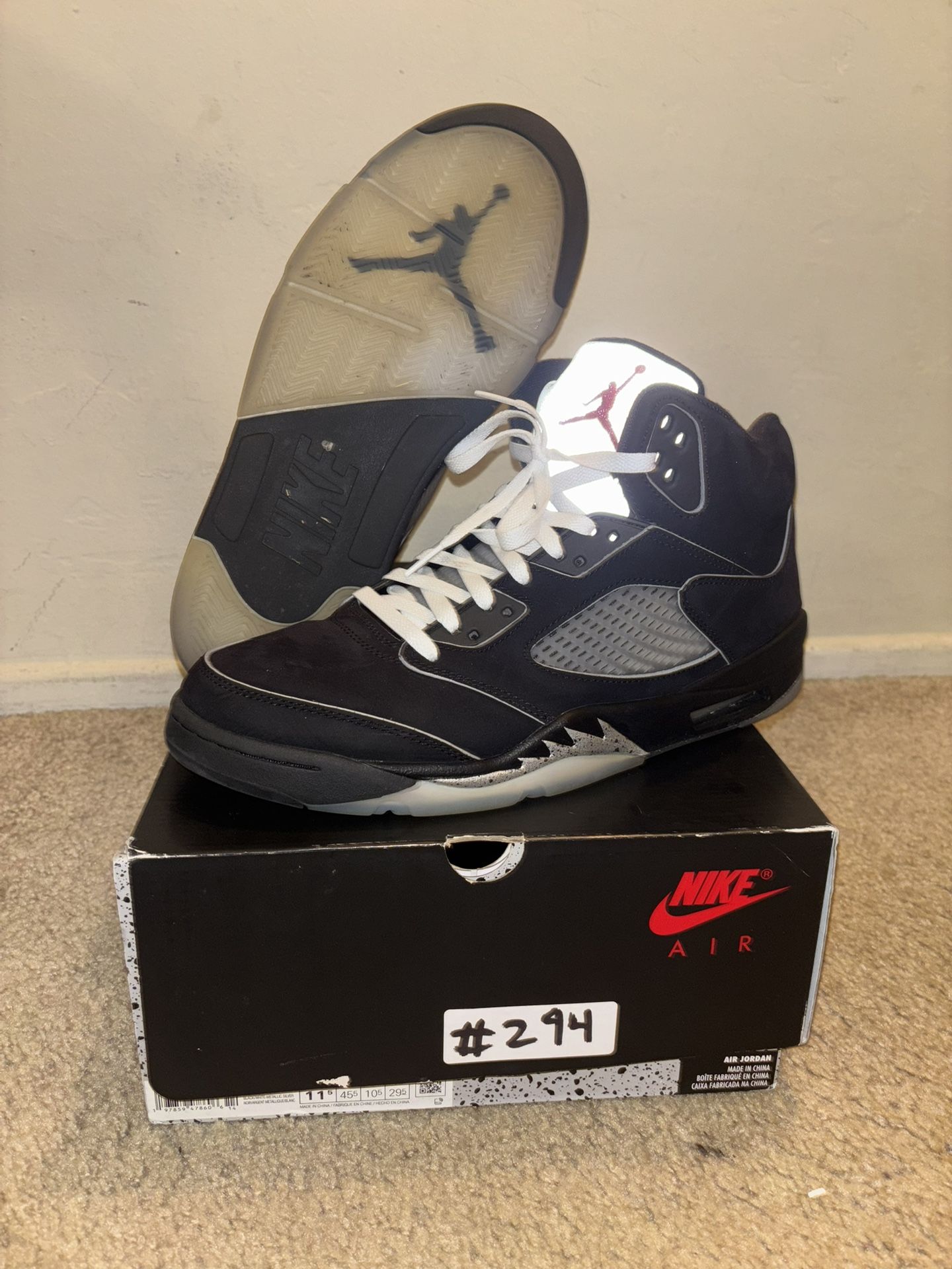 Jordan 5 “Metallic” 2025 Sz 11 USED