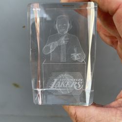 Chick Hearn Paperweight