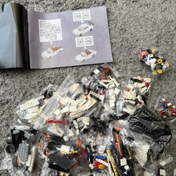 Porsche 911 lego set pieces and guide 