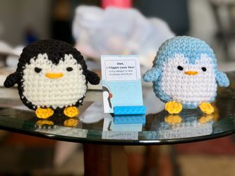 Father’s Day Gift: Brand New, Crocheted, Penguin plushie