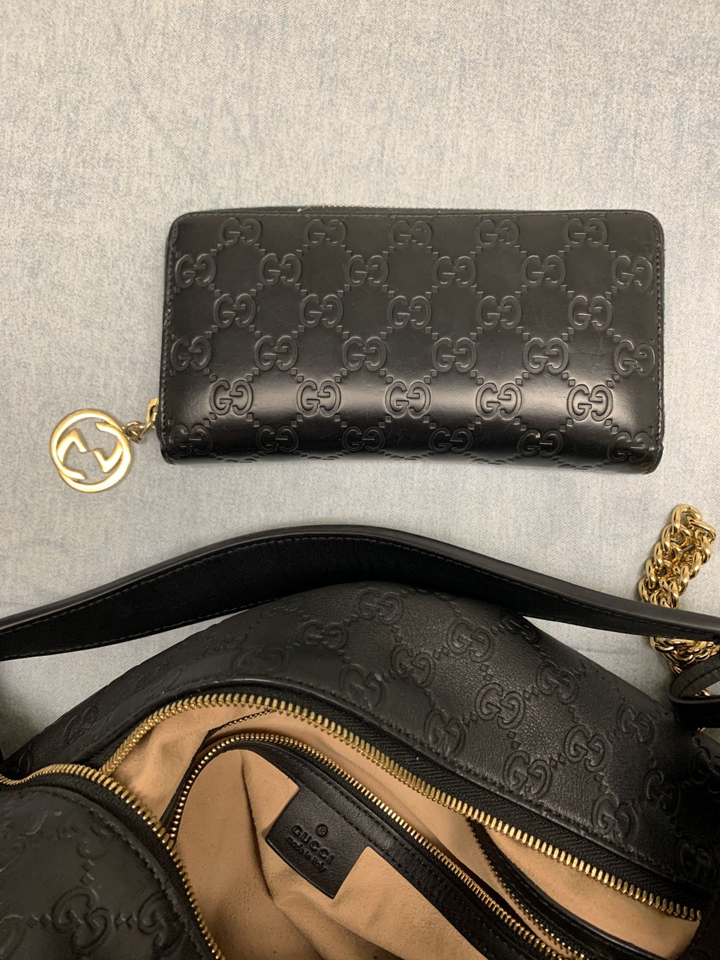Gucci bag+wallet combo only,receipt shown! $300 firm