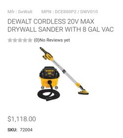Dewalt sander