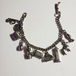 Charm Bracelet  10 Charms 