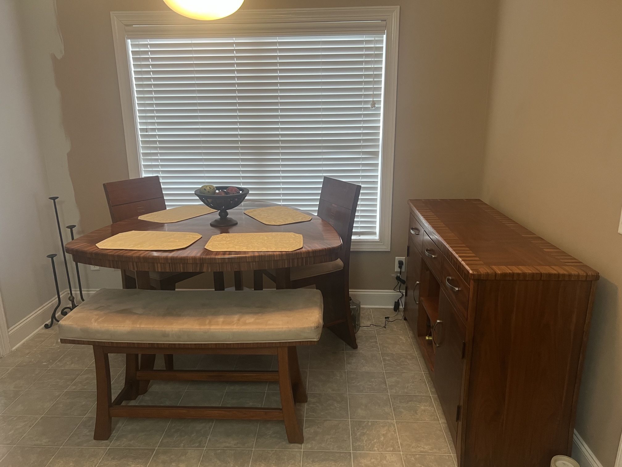 Dining Room Table Set with Buffet