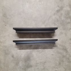 Black Floating Shelves