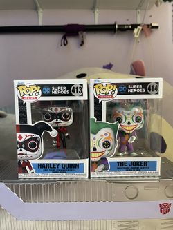 Harley Quinn And The Joker (día De Los Muertos)