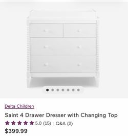 Baby Dresser and Changing Station