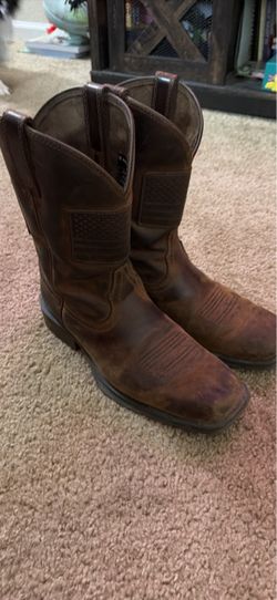 Ariat Quickdraw VentTEK American Flag Square Toe