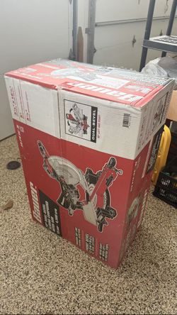 Bauer 10" Dual-Bevel Sliding Compound Miter Saw - Brand New in Box