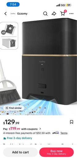 automatic dustpan vacuum