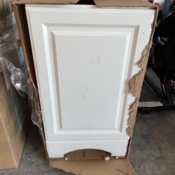 Glacier Bay 19 In. Single Sink White Bath Vanity - NO SINK