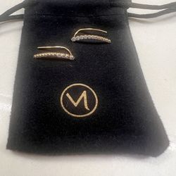 Mejuri 14K Yellow Gold Pavé Diamond Climbers