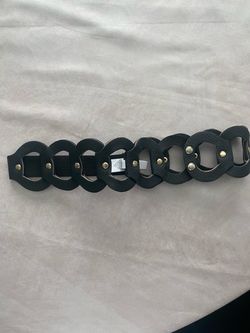 Black & Gold Elastic BCBGeneration Belt