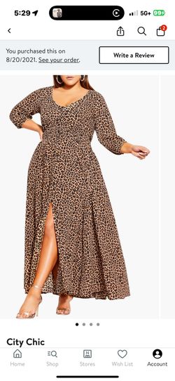 Cheetah Leopard Dress 