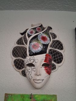 Sculptured mask