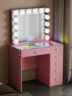 Vanity w/Bluetooth mirror
