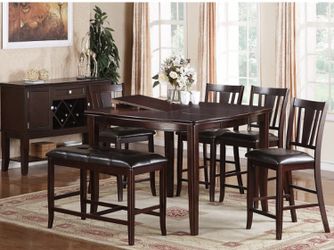 6 Piece Counter Height Dining Set