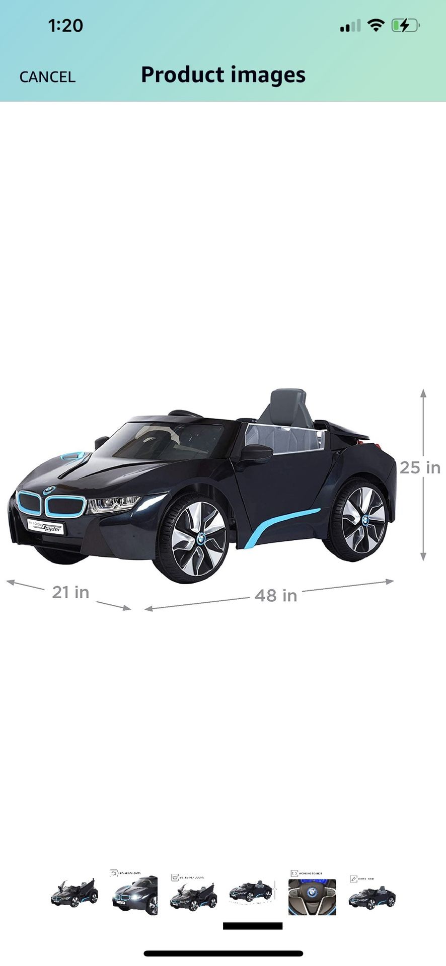 BMW I8 Roll play Ages 3+