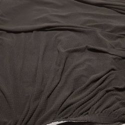 Black couch cover 3 Seater