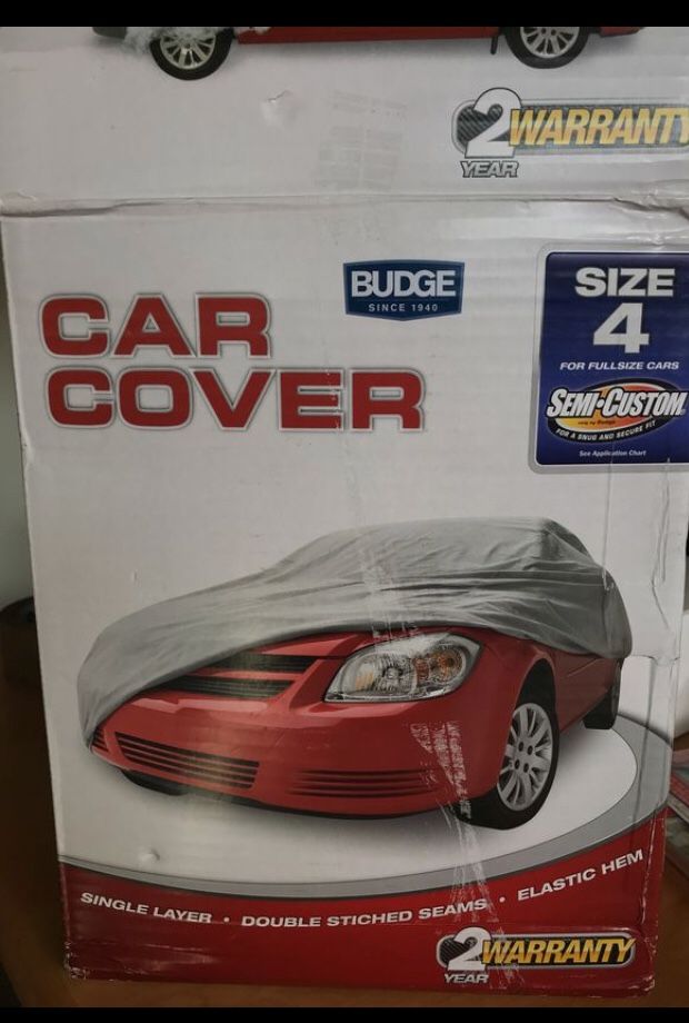 Budge car cover size 4 full size car