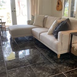 Left Chaise L Sectional Couch 101” Wide