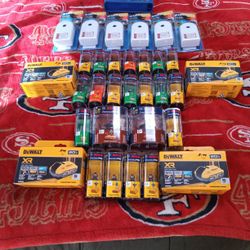 Brand New Dewalt XR 20 Volt 5 Amp Batteries Retails For $199 Each Bosch Precision Pro Plunge Router Bits Altogether Over $1,000 And Zircon Leak Siren 