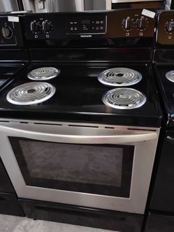 Stainless electric regular coils stove with warranty Delivery Available fee depends on address 🛣️🏠🚛