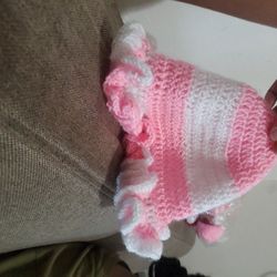 Pink Crochet Hat