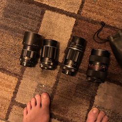 Asorted Camera Lenses 