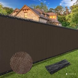 2D Flat Backyard Privacy Fence Cover