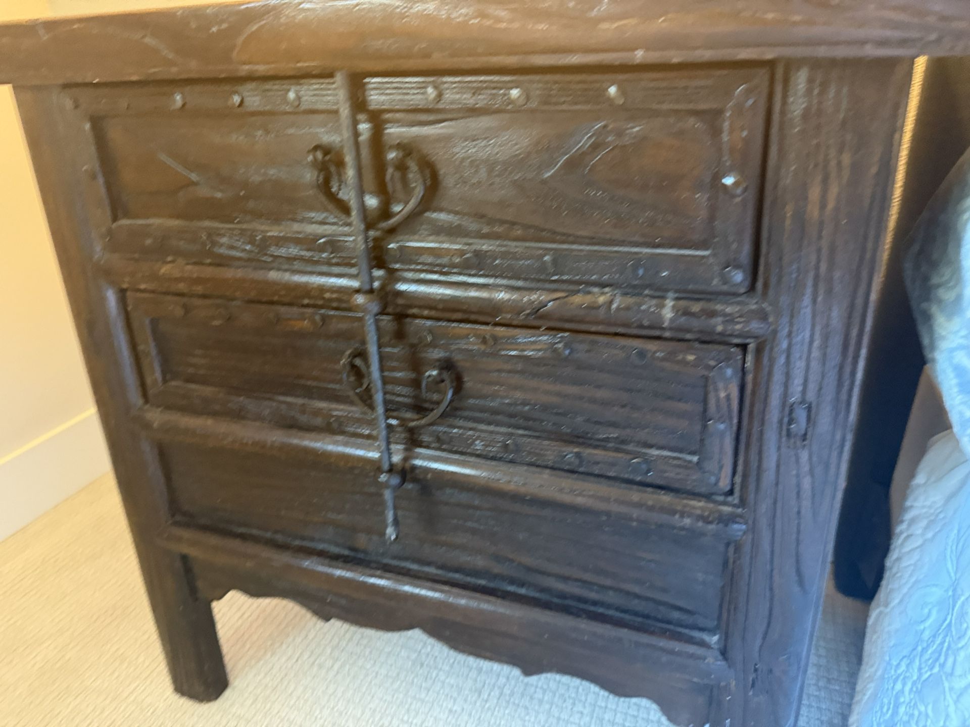 Asian Antique End Table