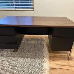 Big, Beautiful & Sturdy Midcentury Modern Desk