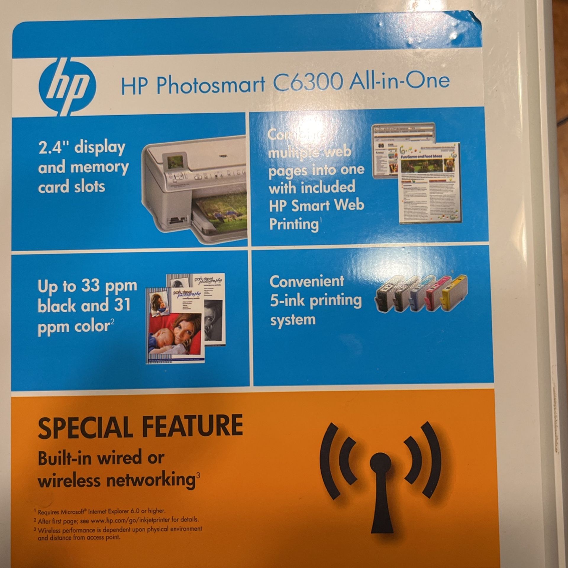 Photosmart C6300 All In One Printer