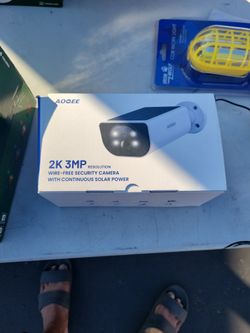 Solar Powered Security Camera