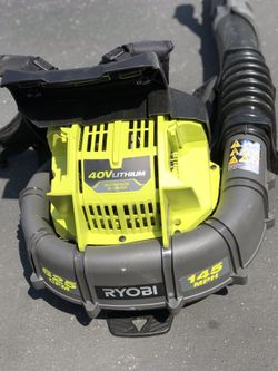 Ryobi Back pack leaf blower 40v