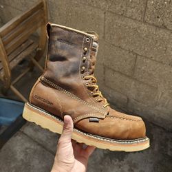 Size 9 W Mens Duradero Work Boots Steel Toe 