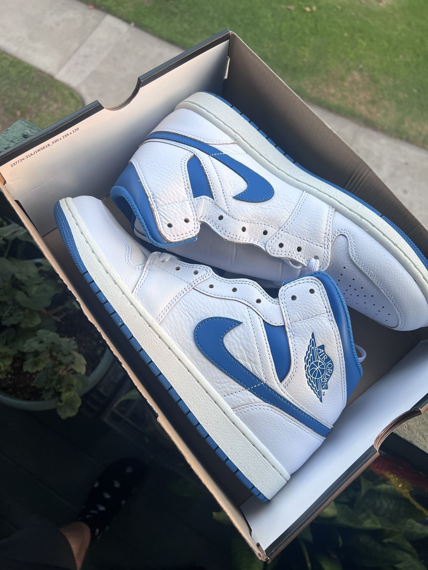 industrial blue aj mid blue