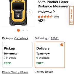 DEWALT Laser measuring device