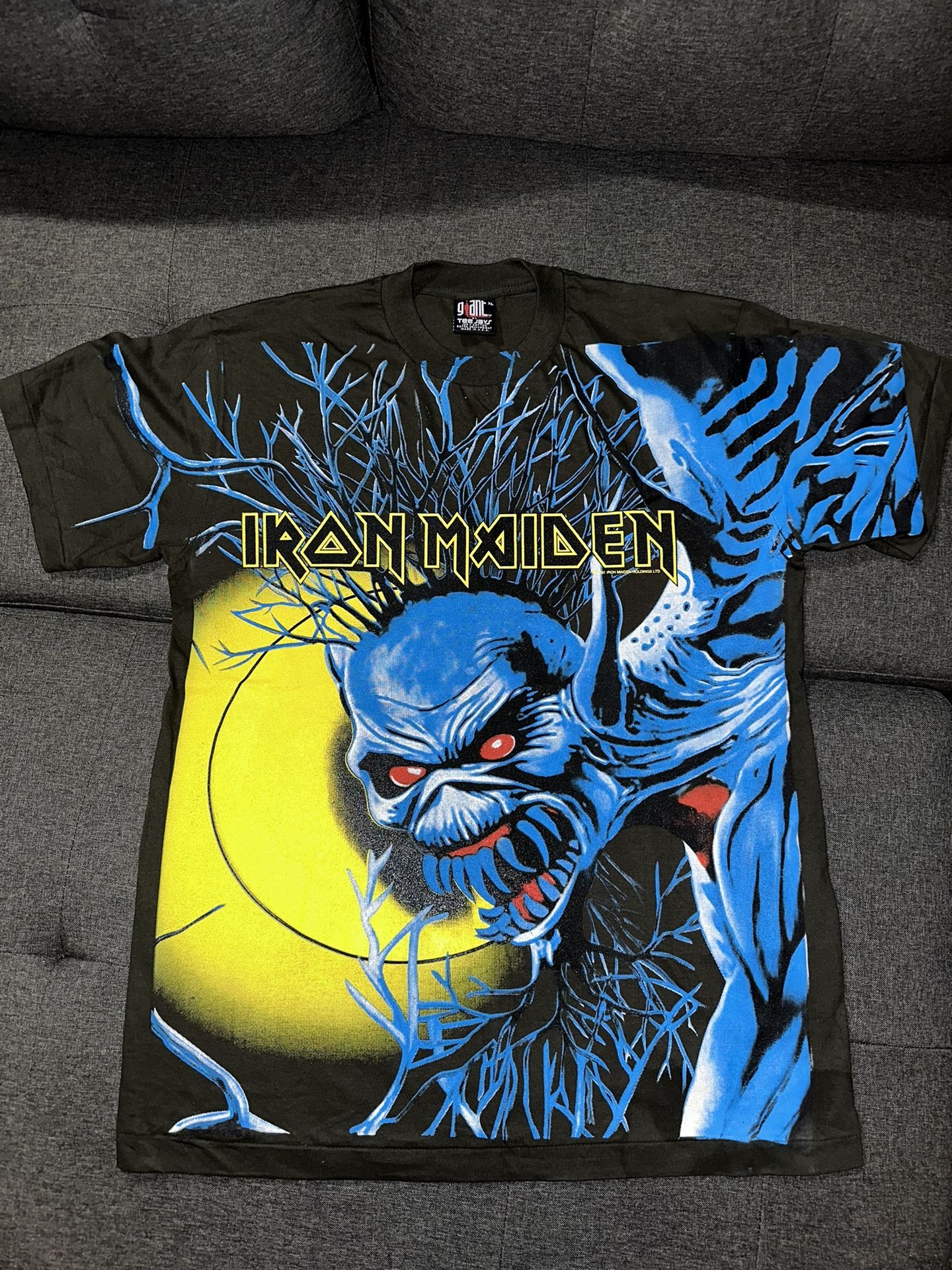 1992 Iron Maiden Vintage Style Modern Boot Double Sided Big Graphic AOP Shirt