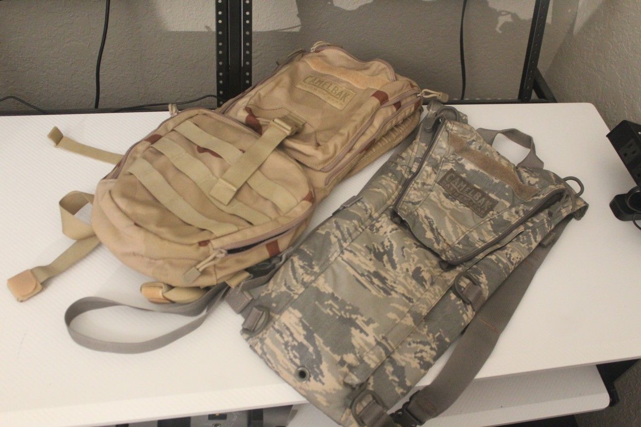 2X Military Issue CamelBak Hydration Carrier Backpack
